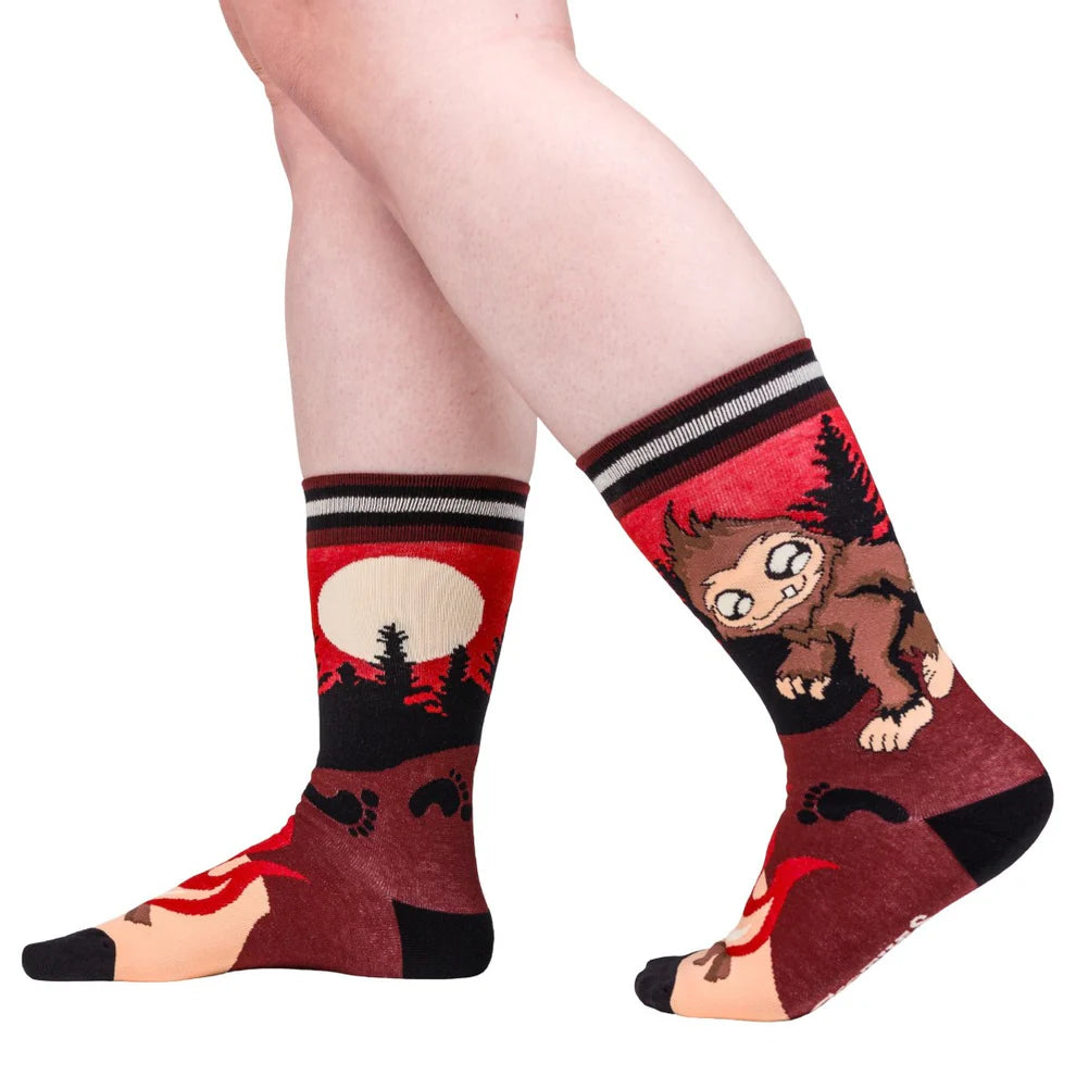 Cute Bigfoot Unisex Crew Socks