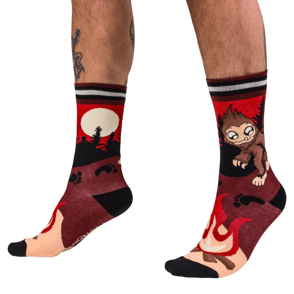 Cute Bigfoot Unisex Crew Socks