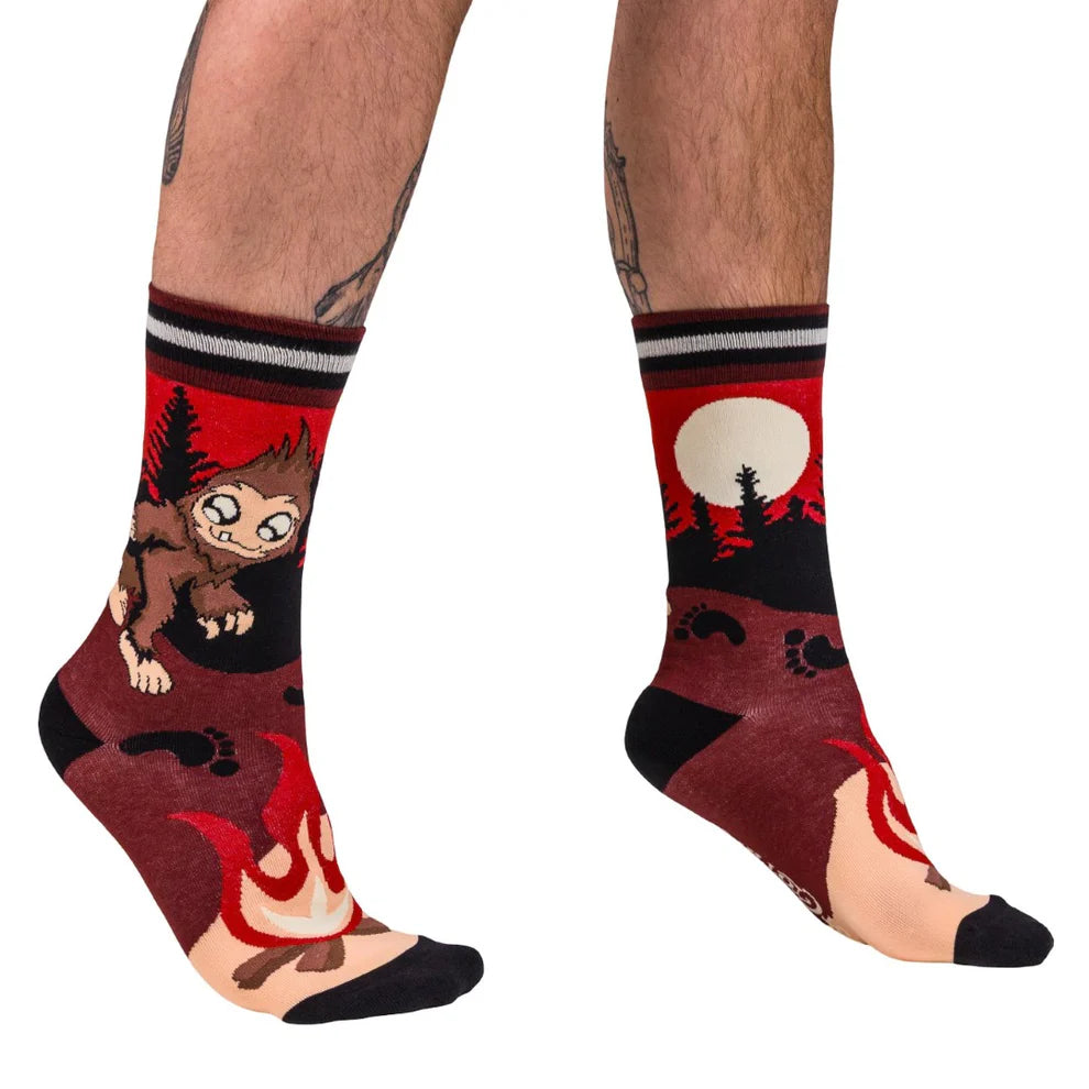Cute Bigfoot Unisex Crew Socks