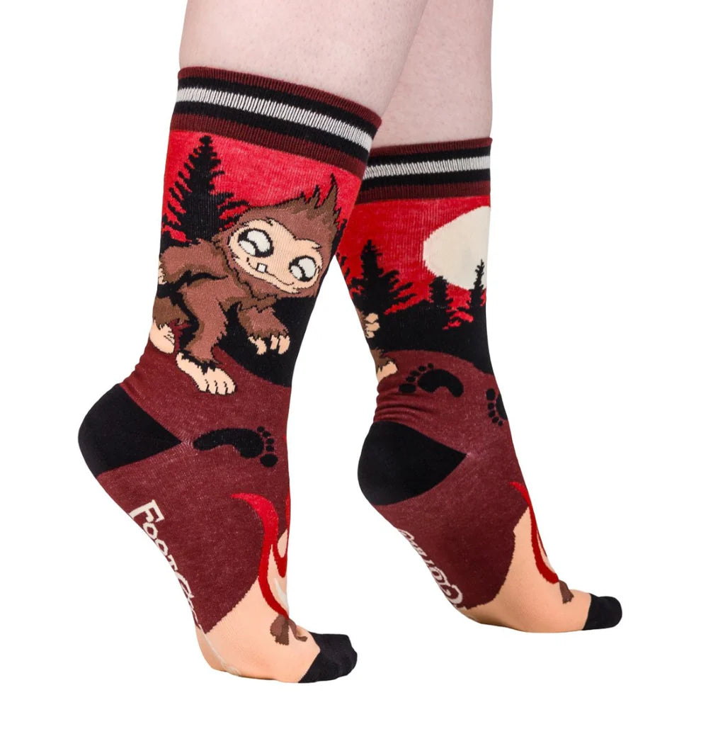 Cute Bigfoot Unisex Crew Socks