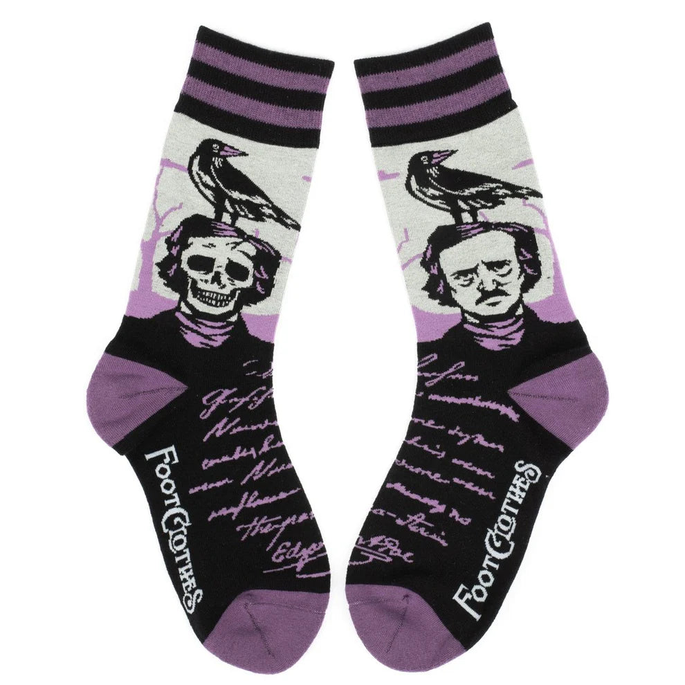 The Raven Poe Unisex Crew Socks