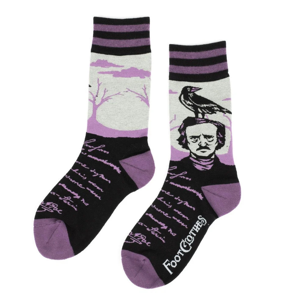 The Raven Poe Unisex Crew Socks