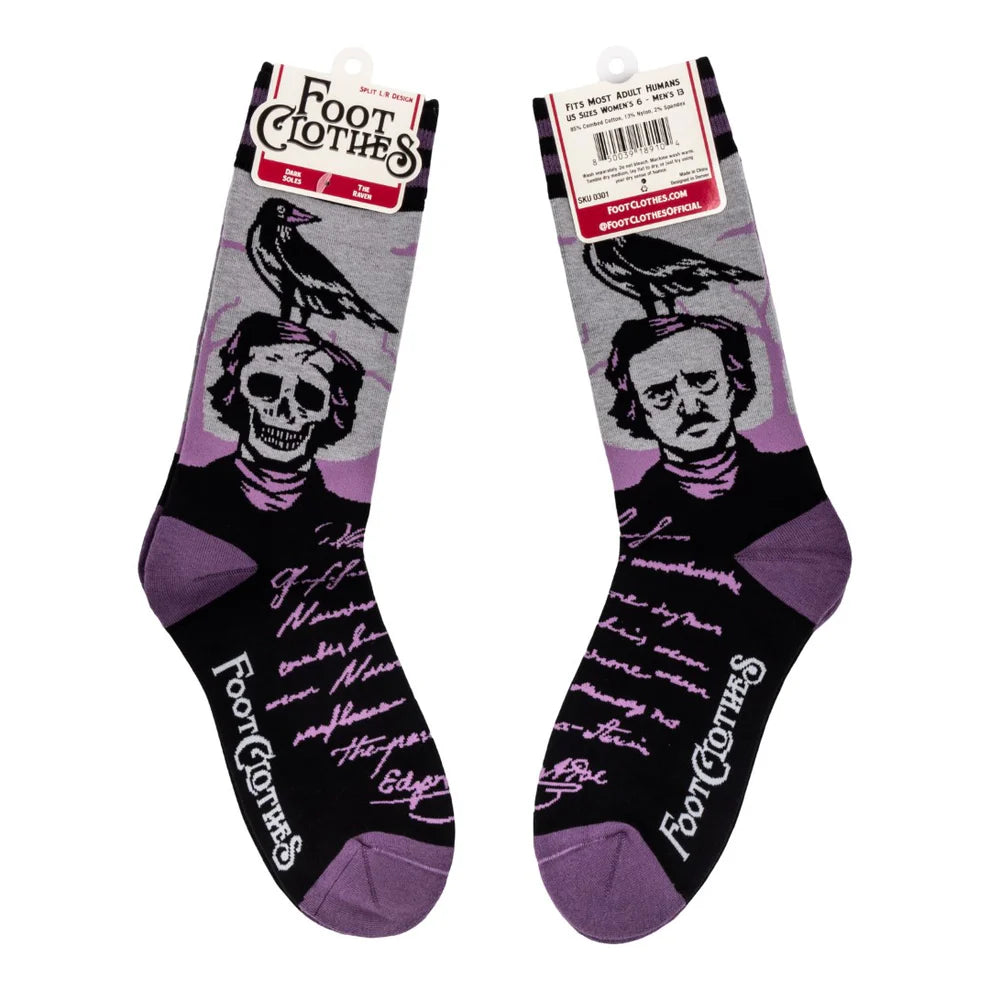 The Raven Poe Unisex Crew Socks