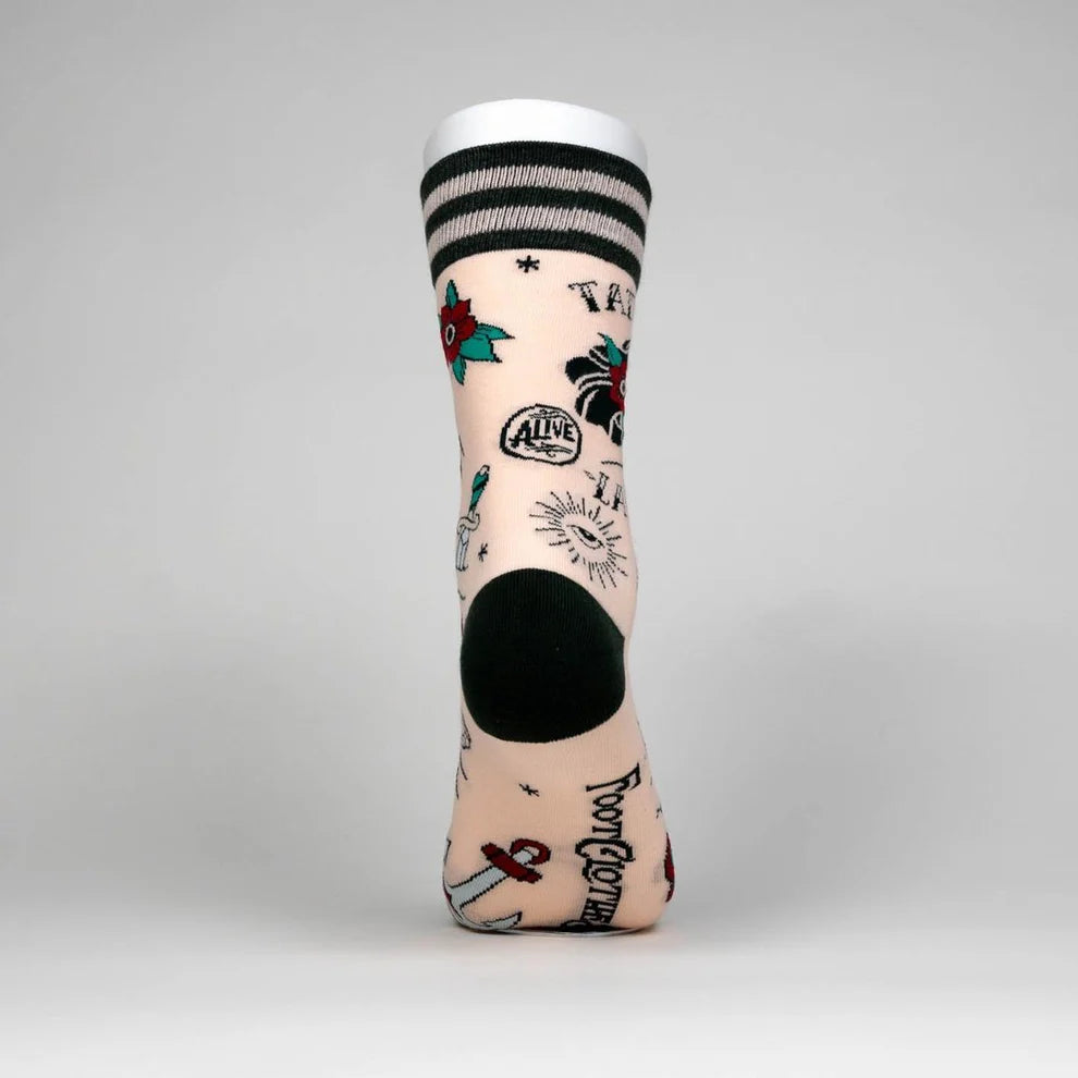 Tattooed Lady Unisex Crew Socks