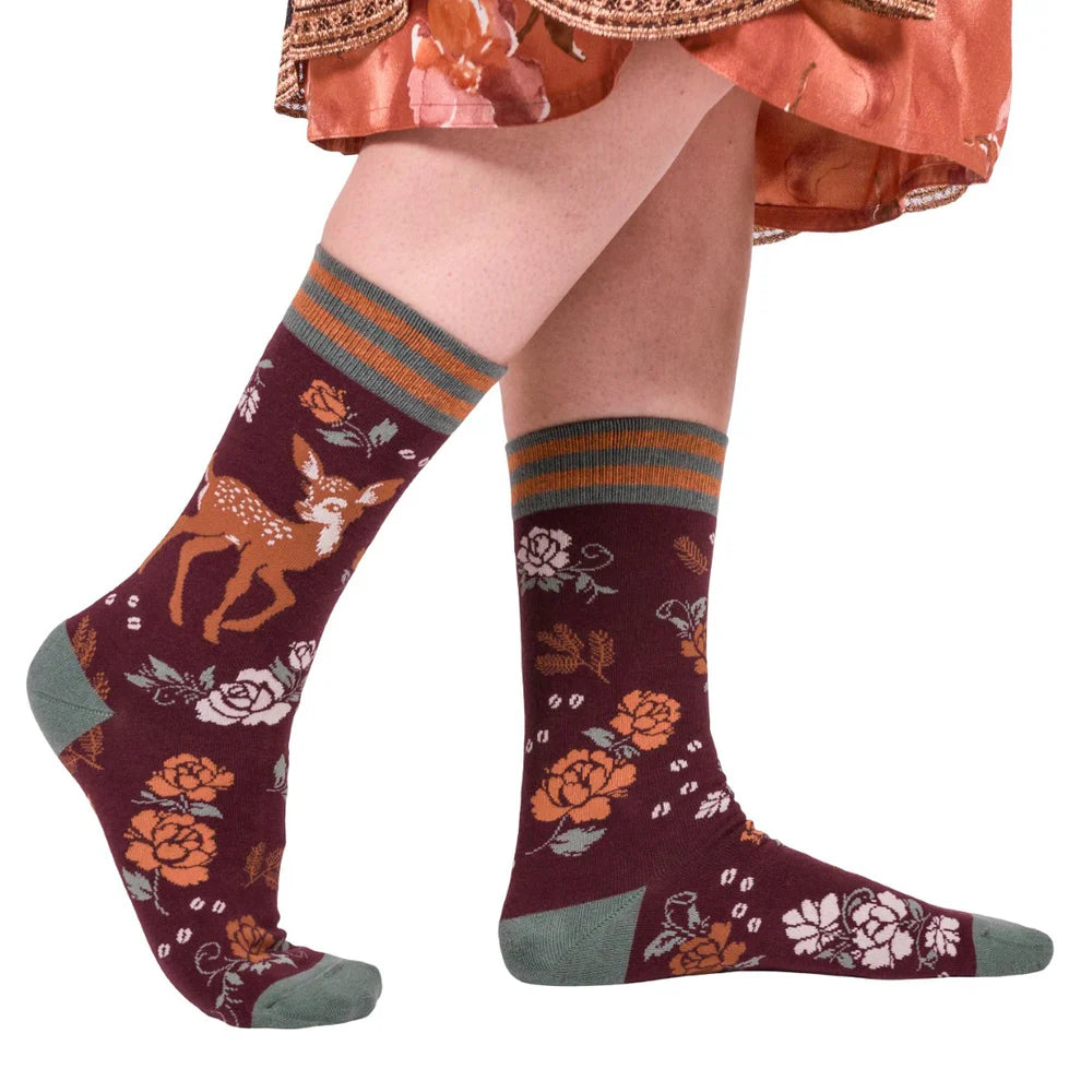 The Fawn Unisex Crew Socks
