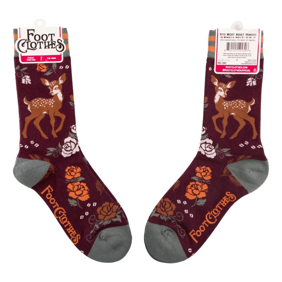 The Fawn Unisex Crew Socks