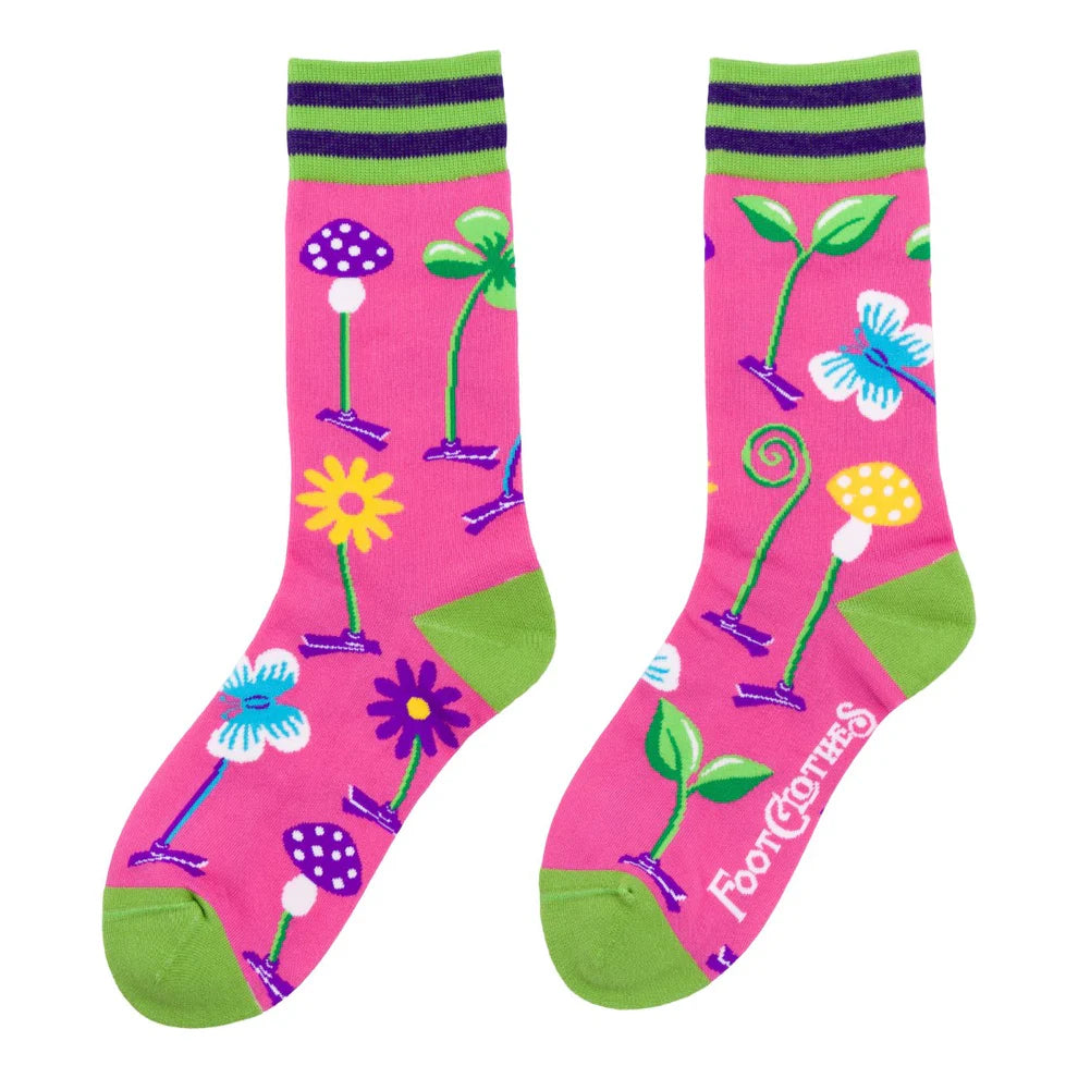 Trippy Clippies UV Reactive Unisex Crew Socks