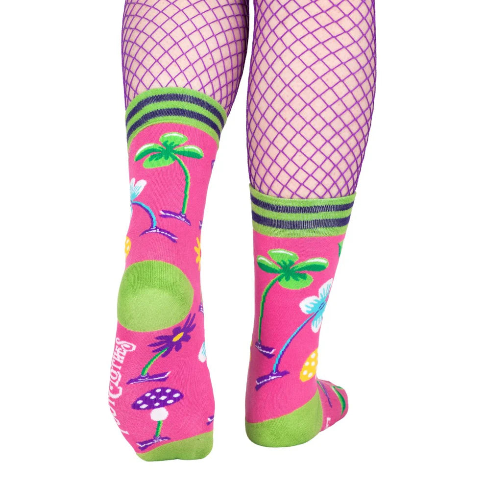 Trippy Clippies UV Reactive Unisex Crew Socks