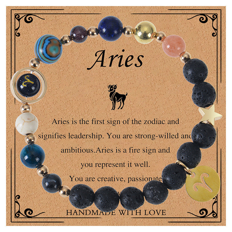Aries Zodiac Bracelet